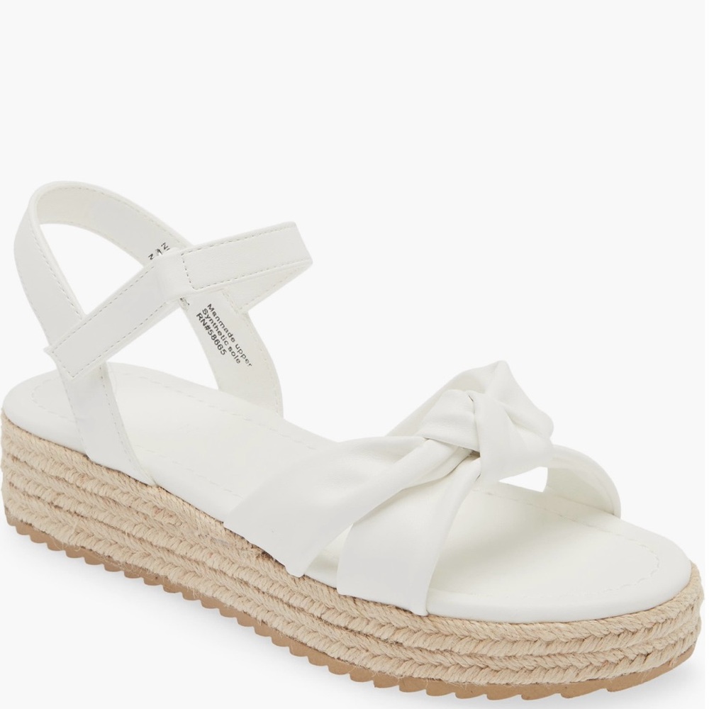 Nordstrom Girls Bren Espadrille Wedge Sandal